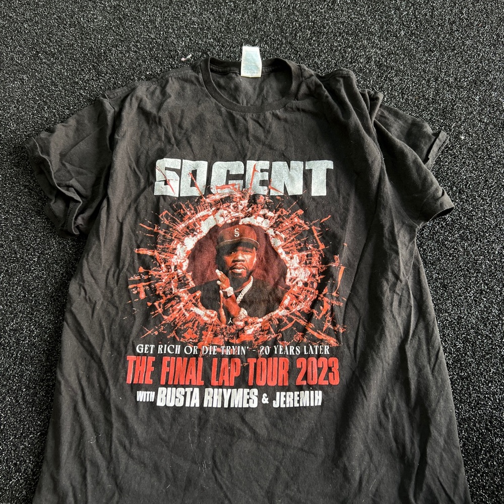 Black 50 Cent Tour T-Shirt